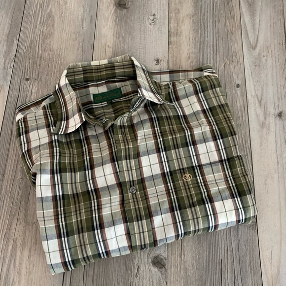 VINTAGE RARE Paolo Gucci Mens Long Sleeve Plaid Button Shirt 105 Large (READ)👇 - Picture 9 of 9